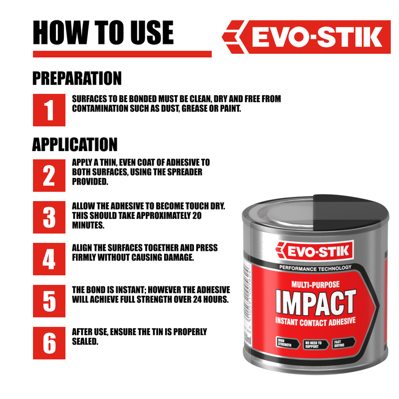 EVO-STIK Adhesive 250ml - Image 5